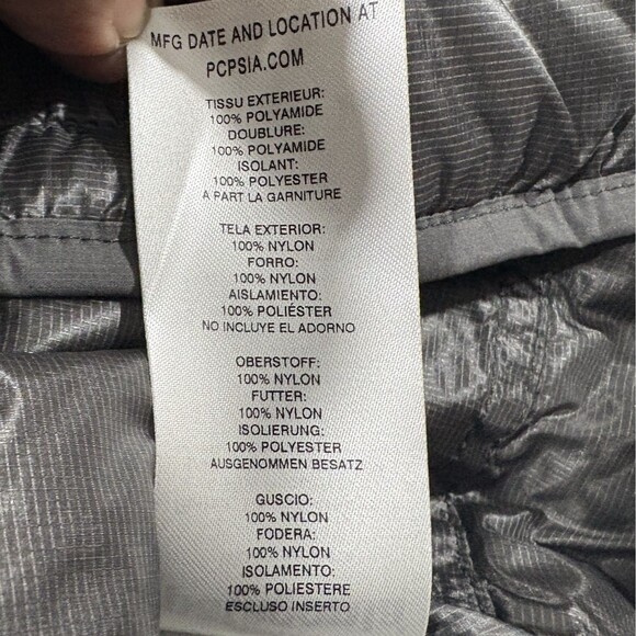 NEW Patagonia Mens Micro Puff Jacket Lightweight Forge Grey Sz L Personalized - Picture 13 of 16